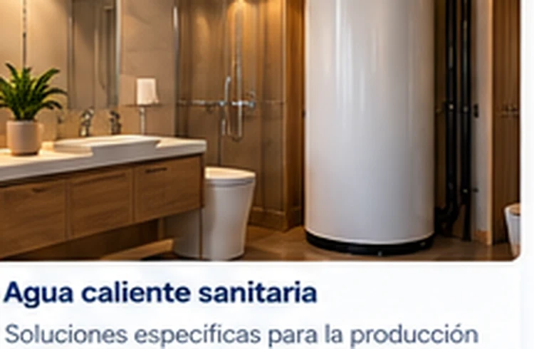 Ilustración de agua caliente sanitaria